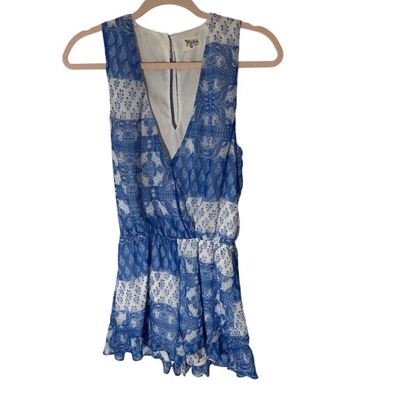 Revolve Show Me Your Mumu Paisley Printed Riri Romper S Boho Western Rodeo - Picture 2 of 8